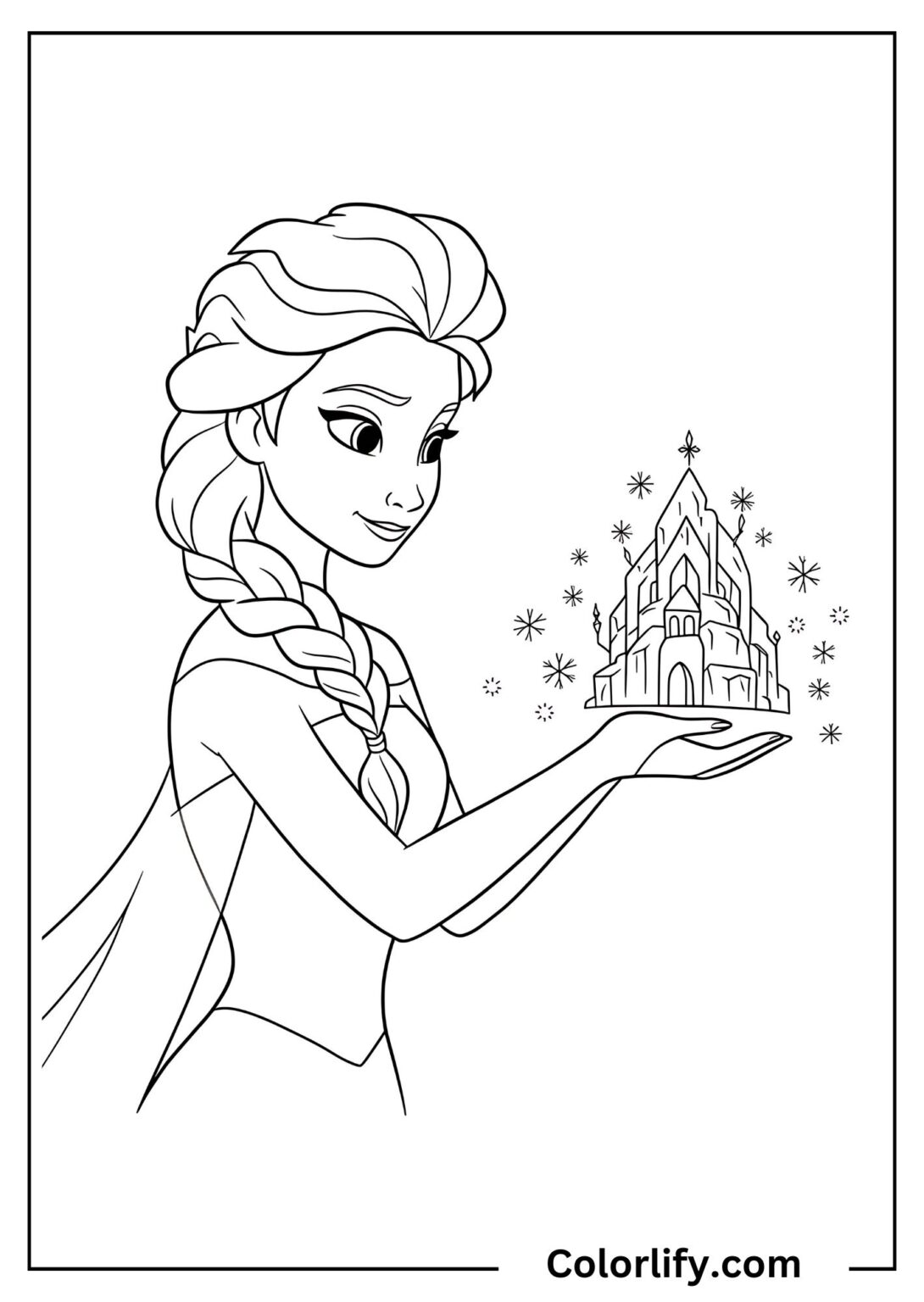 12 Anna and Elsa Coloring Pages | Free PDF Printables
