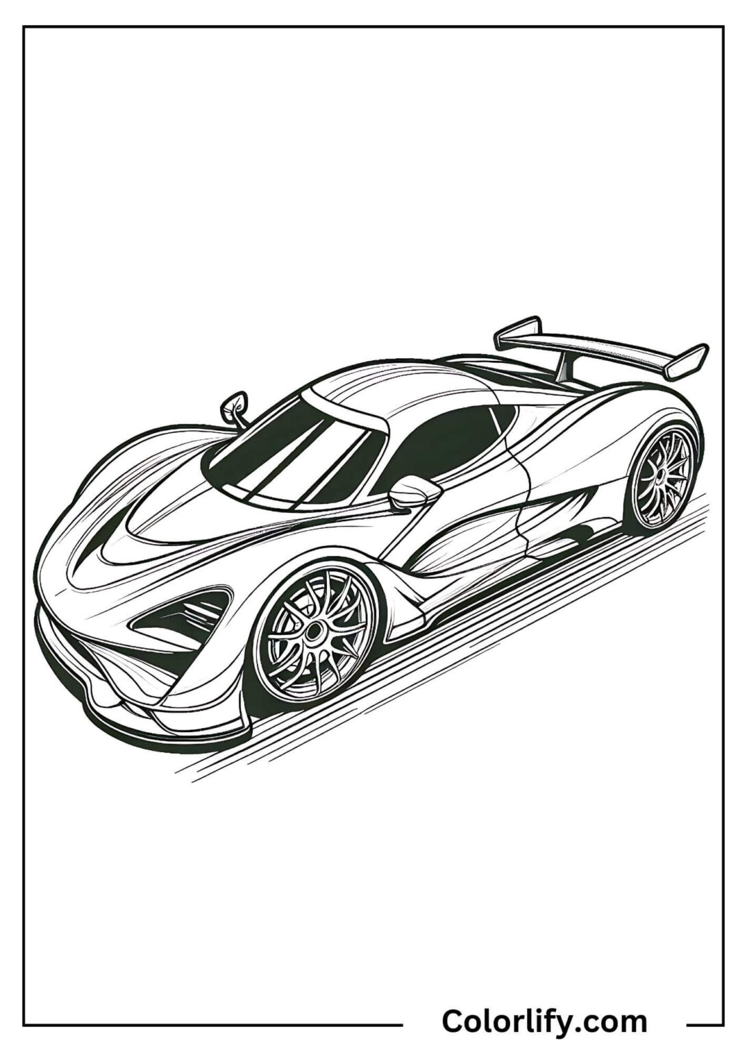 8 Free Car Coloring Pages | PDF Printables for Kids & Adults