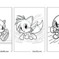 Sonic Coloring Pages