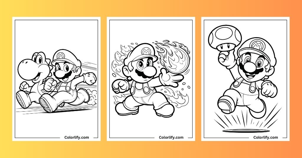 Mario Coloring Pages