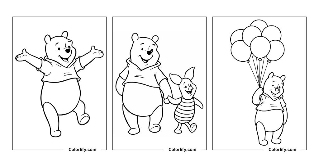 Winnie The Pooh Coloring Pages