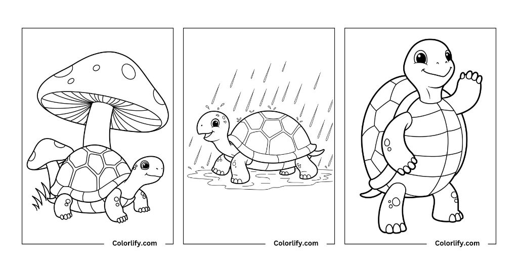Turtle Coloring Pages