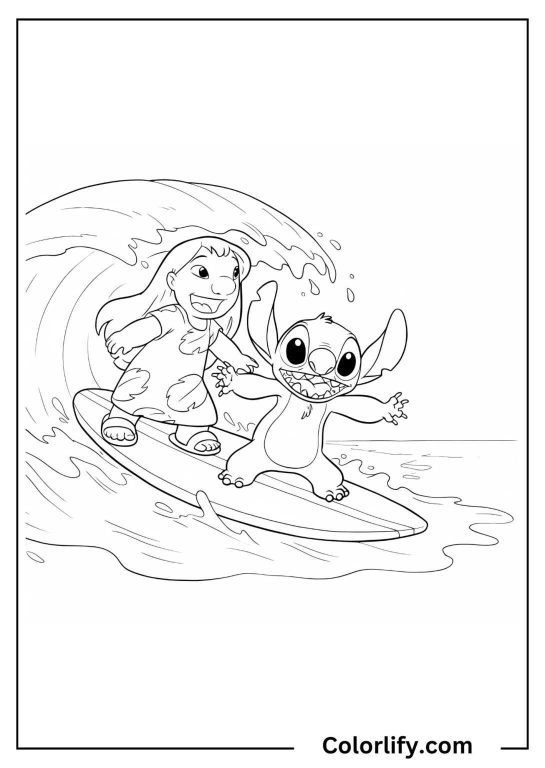 Disney Lilo And Stitch Coloring Pages for Kids & Adults | Free PDF ...
