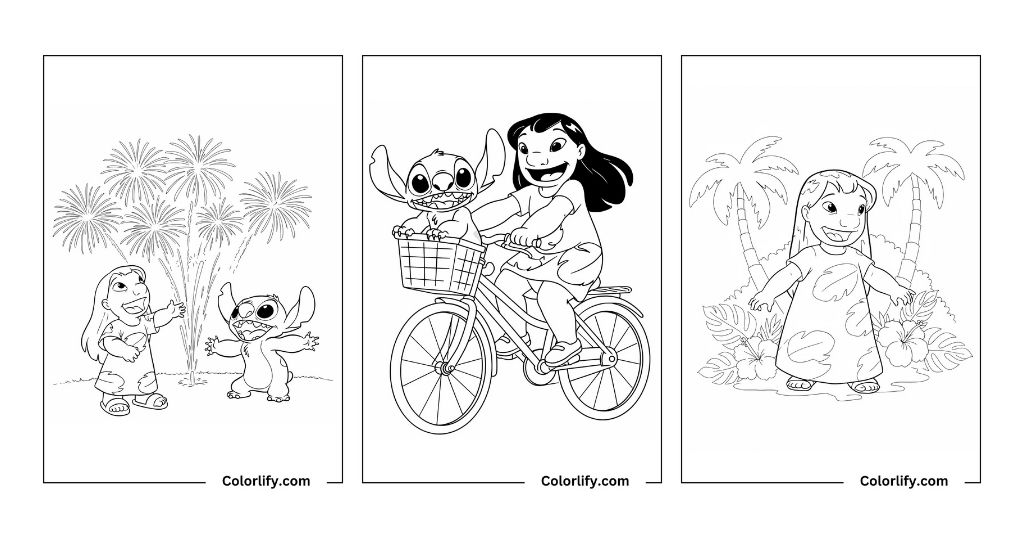 Lilo And Stitch Coloring Pages